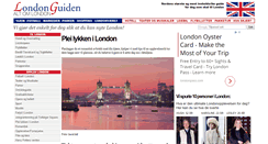 Desktop Screenshot of londonguiden.no
